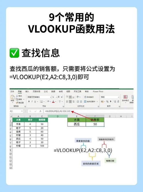 vlookup函数的使用步骤