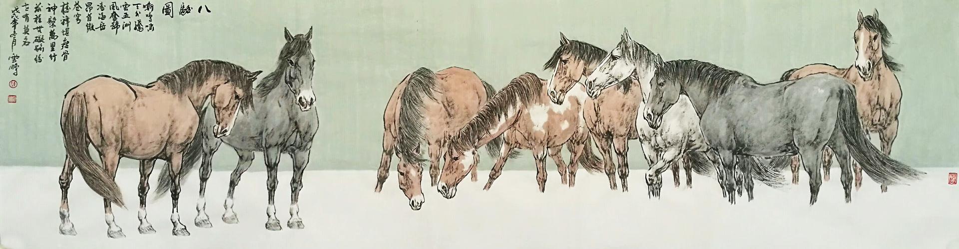哪个画家擅长画马(骏马神韵画笔绘,齐白石马画妙绝世)