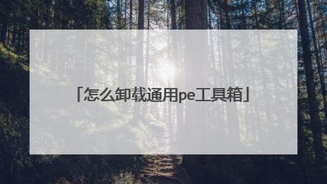 通用pe工具箱官方(pe装机工具教程)