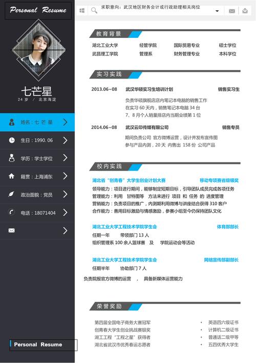求职个人简历模板(求职个人简历模板：展现实力，助你脱颖而出)