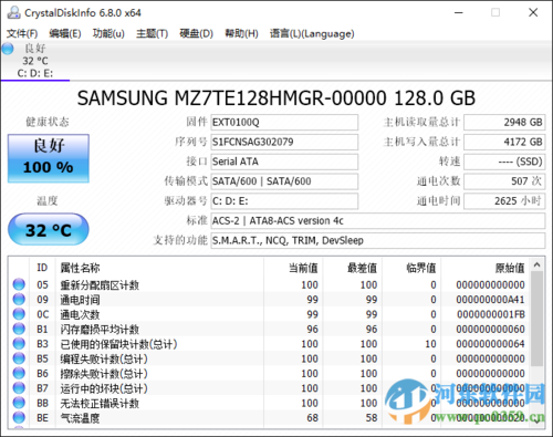 crystaldiskinfo(crystaldiskinfo的健康度可信吗)