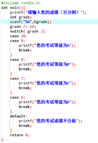 c语言中case表示什么意思(C 语言中 case 的用法与意义)