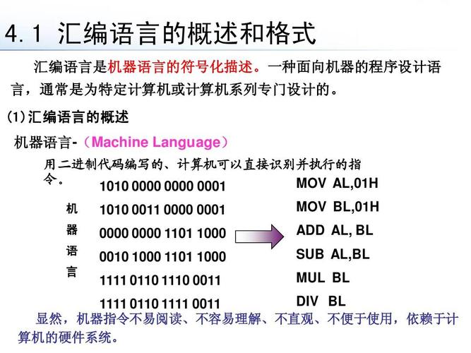 汇编语言是一种什么语言依赖于
