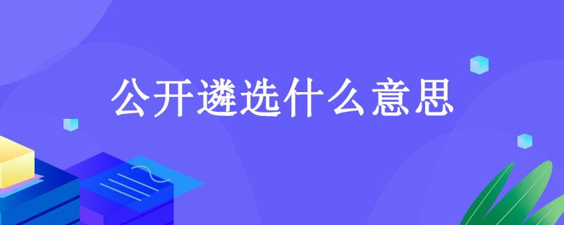 selection是什么意思