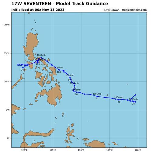 台风最新消息台风路径发布系统(17号台风杰拉华最新台风情况)