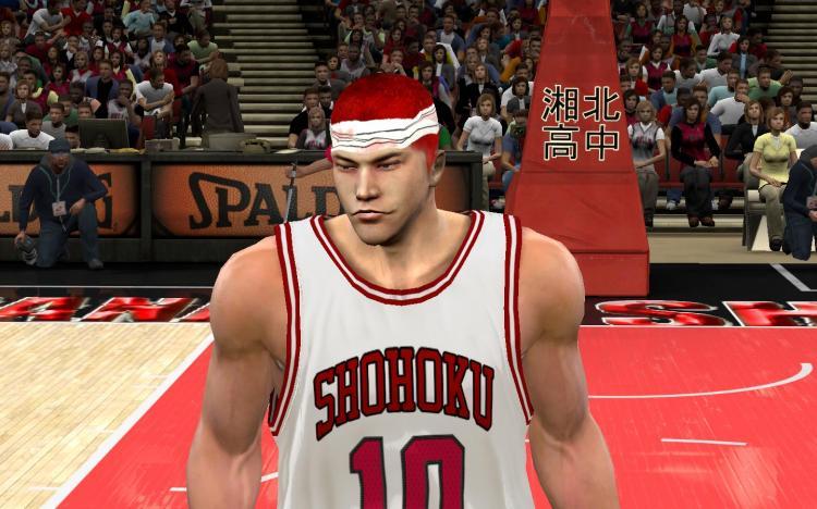 nba灌篮高手补丁(nba2k20樱木花道捏脸数据)